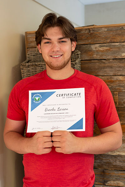 brooks holding certificate